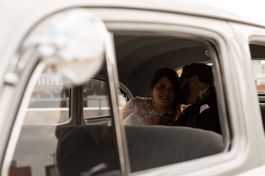 Motor City Vintage Rentals paired perfectly for this Detroit Wedding