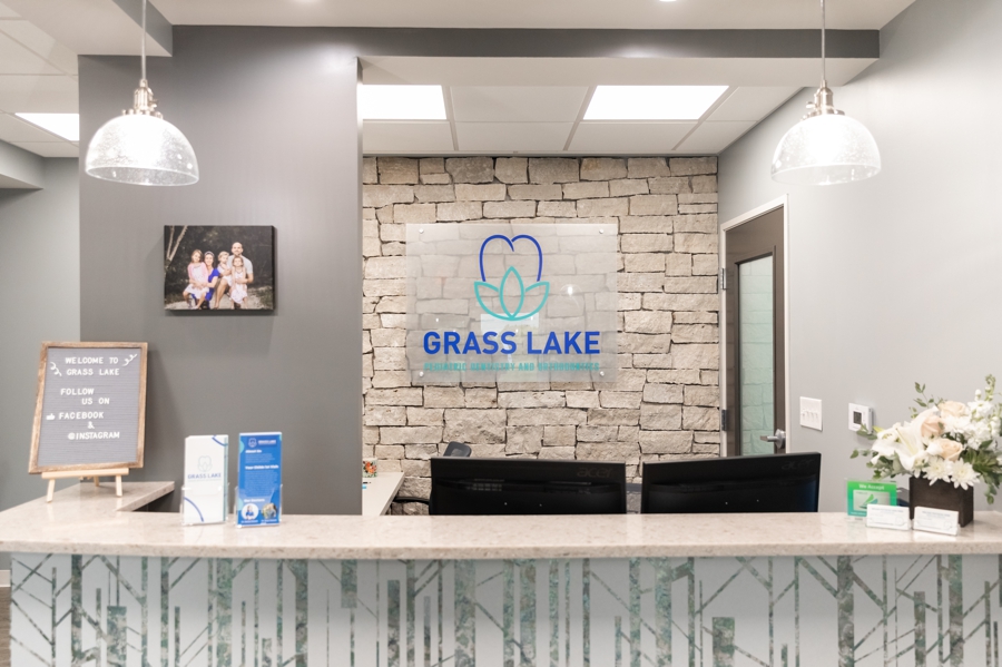 Grass Lake Dentistry’s on location brand photo